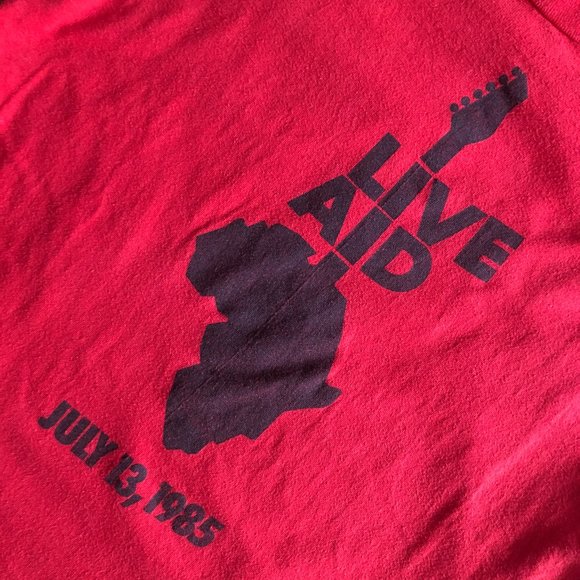 Vintage 1985 Live Aid Production Staff 80's - Picture 2 of 8